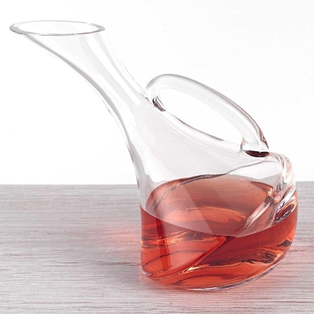Homeroots 32 oz 32 oz Mouth Blown Glass Wine Carafe 375895